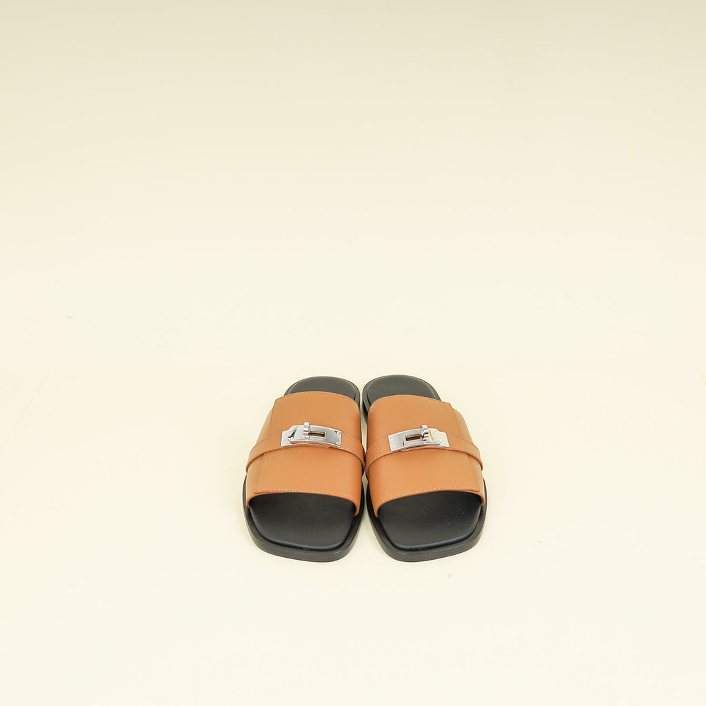 Hermes Naturel Gabriel Men's Sandal 42