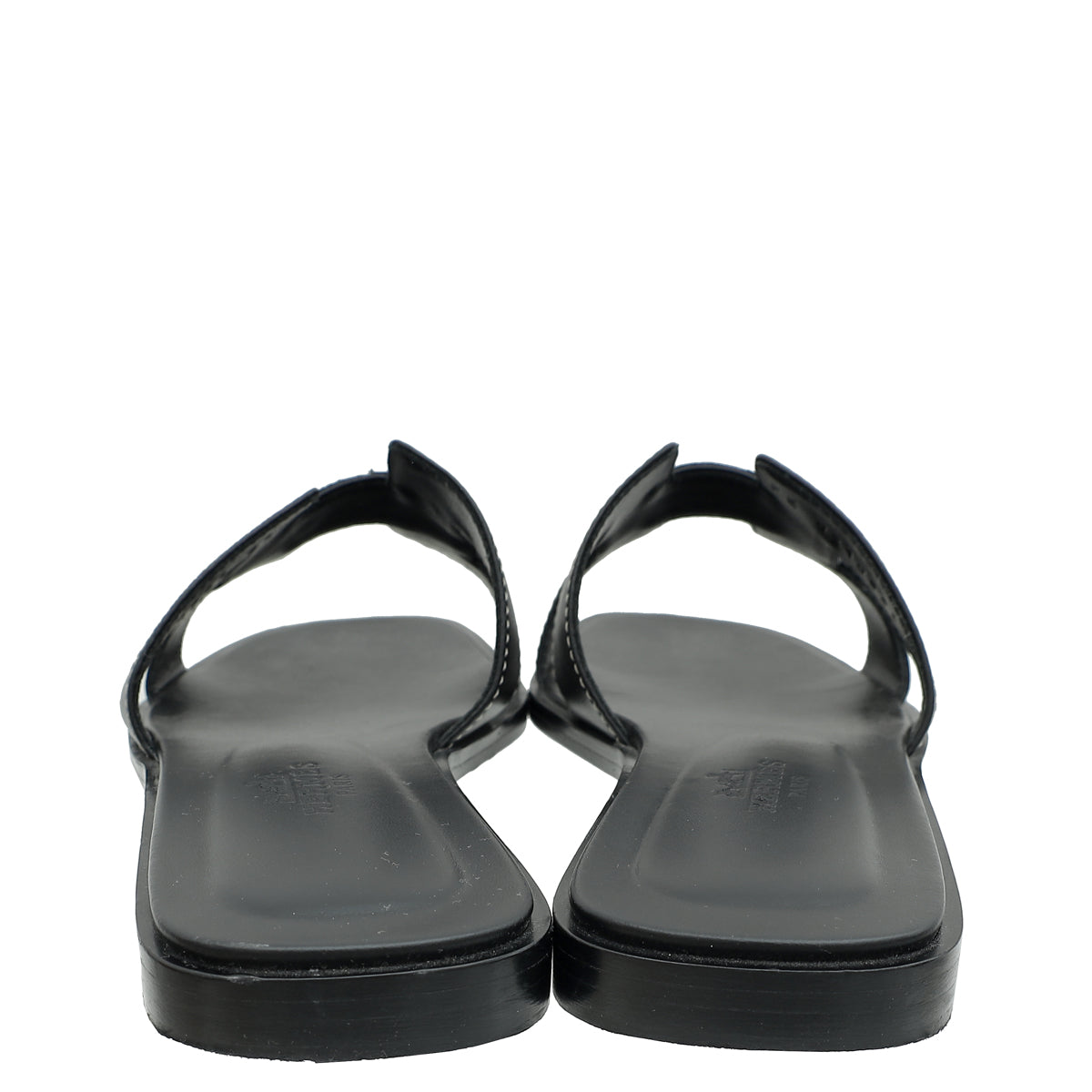 Hermes Noir Oran Sandal 34