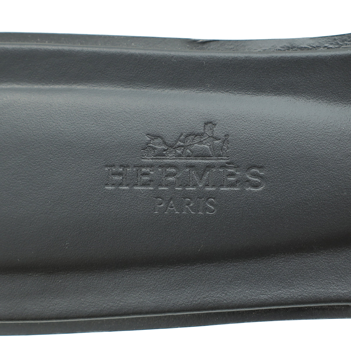 Hermes Noir Oran Sandal 34