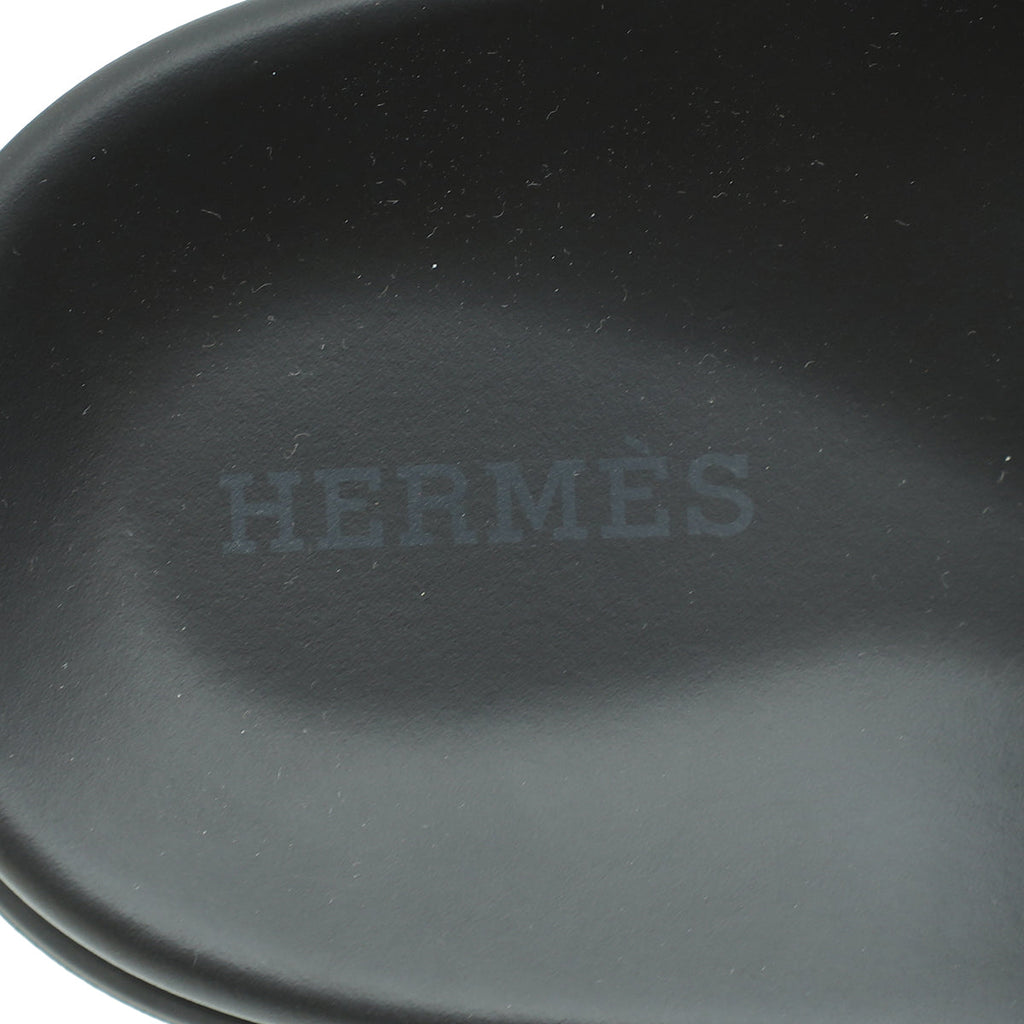 Hermes Bicolor Chypre Leopard Suede Goatskin Sandal 39.5