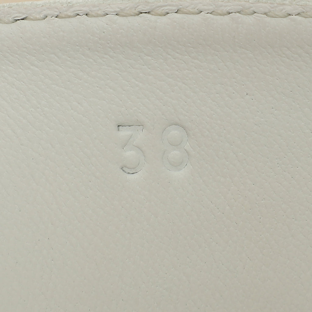 Hermes Blanc Game Slip-On Sneaker 38