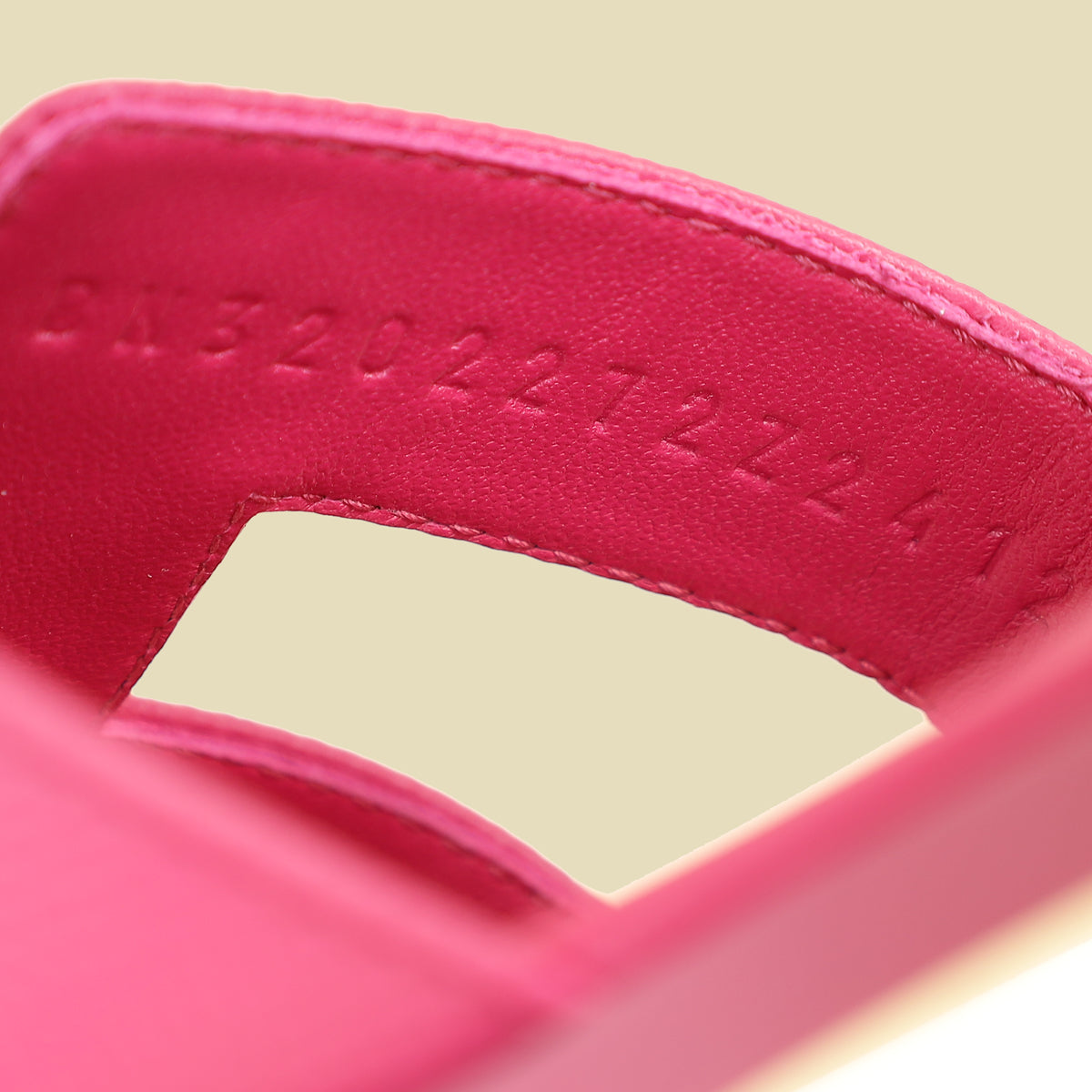 Hermes Rose Bougainvillier Oran Sandal 35