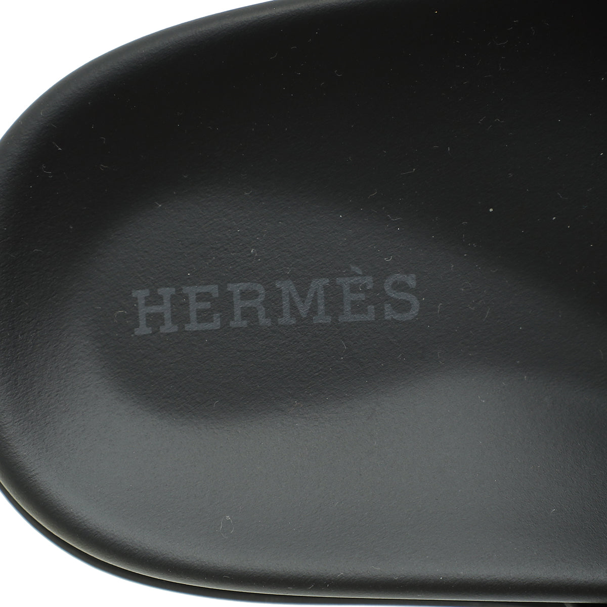 Hermes Noir Chypre Sandals 36.5