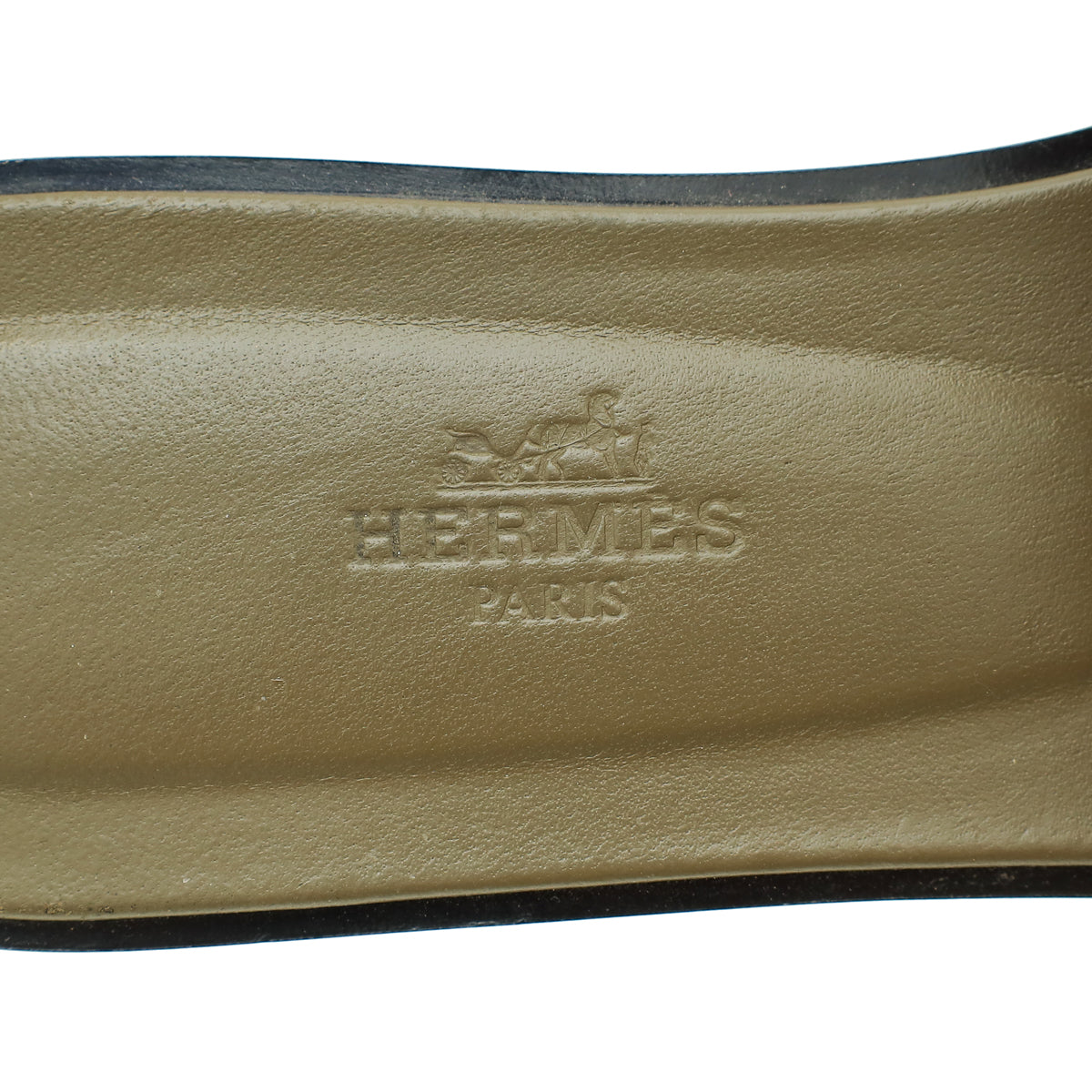 Hermes Bicolor Suede Oran Sandal 36.5