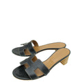 Hermes Noir Oasis Sandal 36.5