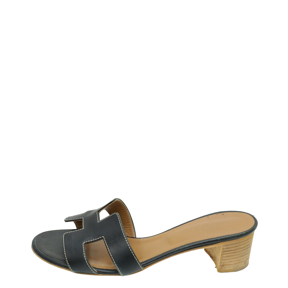 Hermes Noir Oasis Sandal 36.5