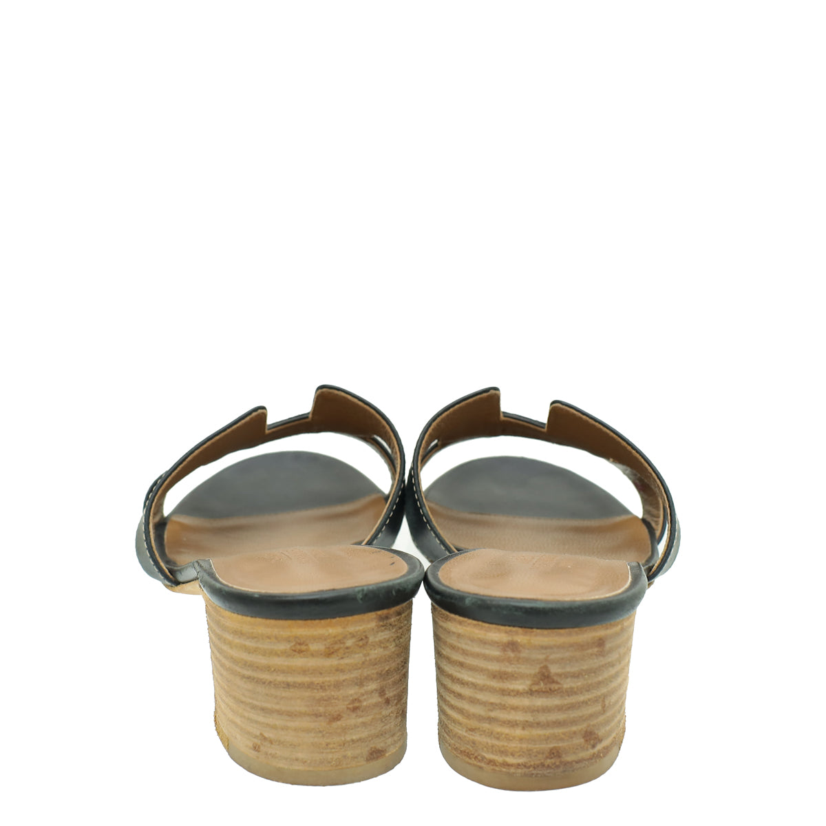 Hermes Noir Oasis Sandal 36.5