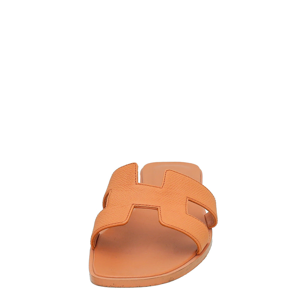 Hermes Orange Joey Oran Sandal 36.5