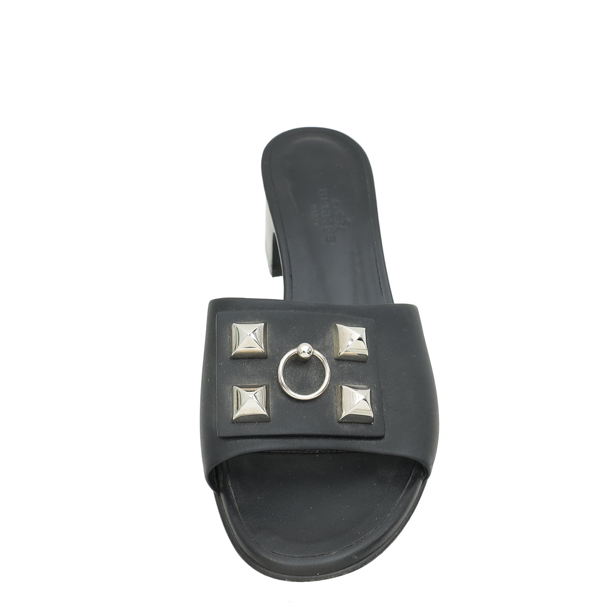 Hermes Noir Dreamy Sandal 36.5