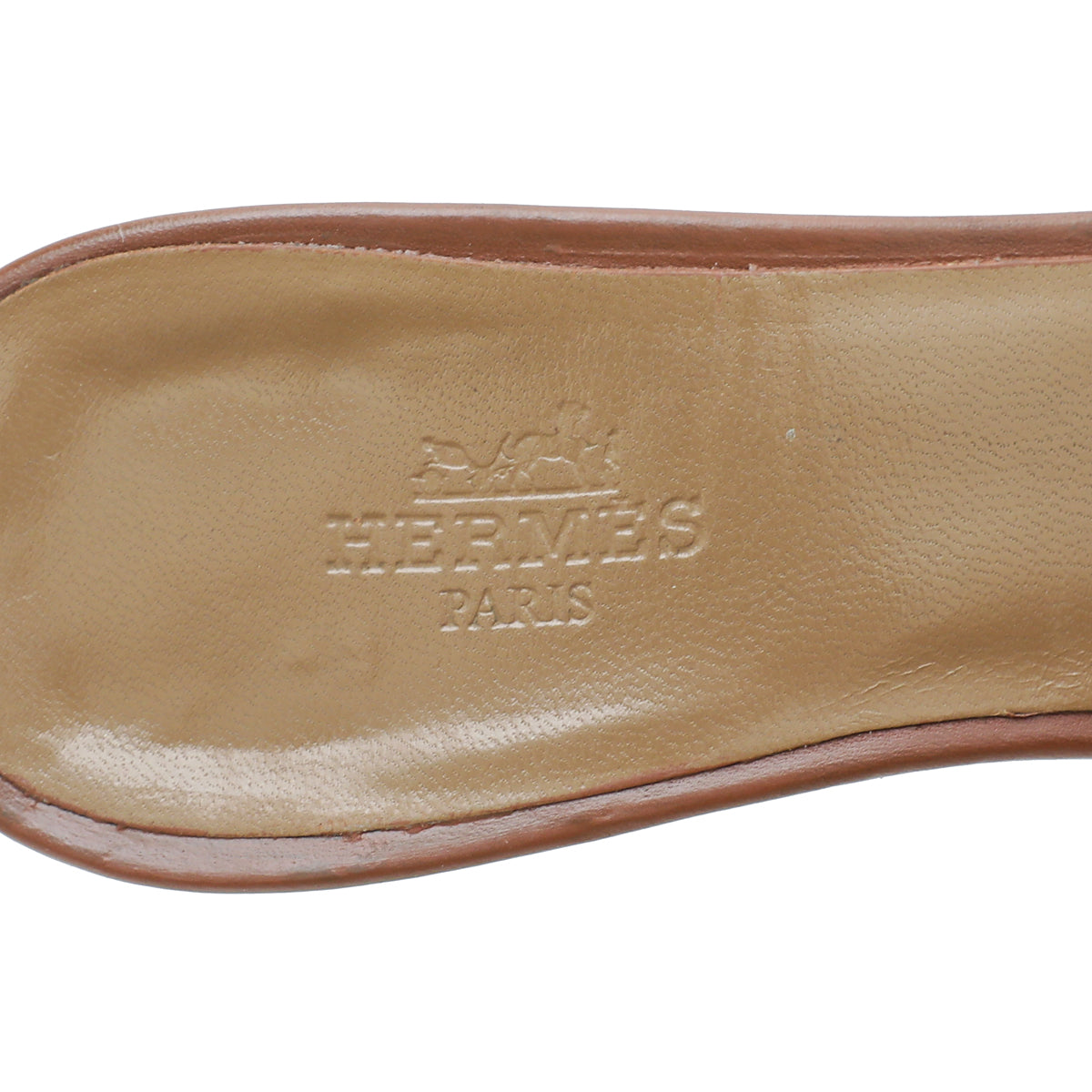 Hermes Gold Oasis Sandal 36