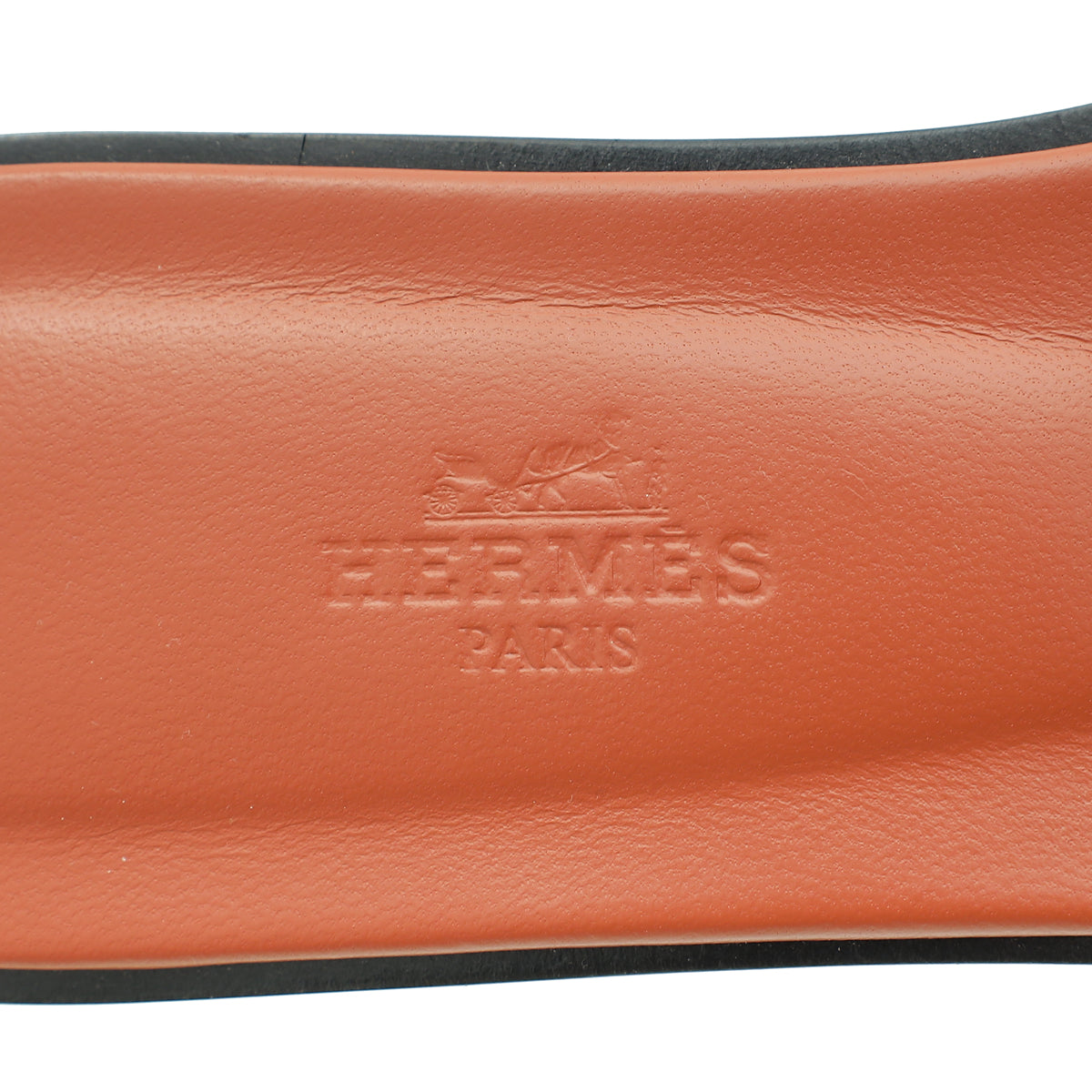 Hermes Orange Corail Suede Oran Sandal 36