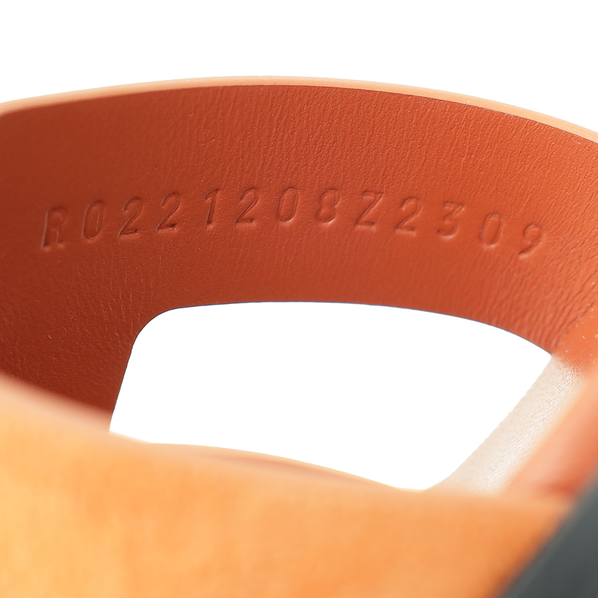 Hermes Orange Corail Suede Oran Sandal 36