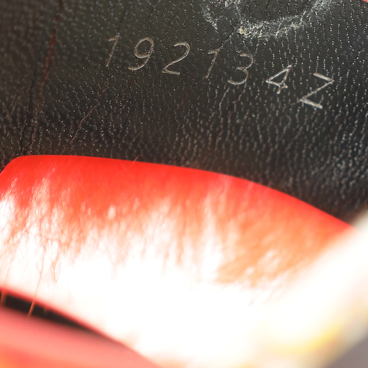 Hermes Rouge Coral Oran Mink Fur Sandal 36