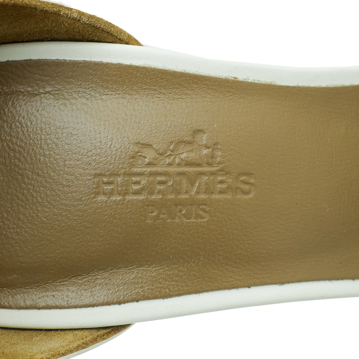 Hermes Blanc Legend Sandal 36