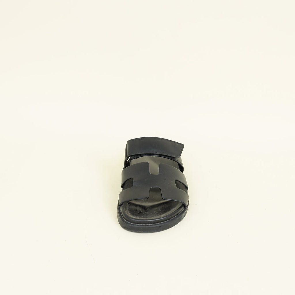 Hermes Noir Chypre Sandal 36
