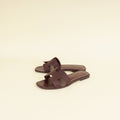Hermes Rouge H Oran Sandal 37