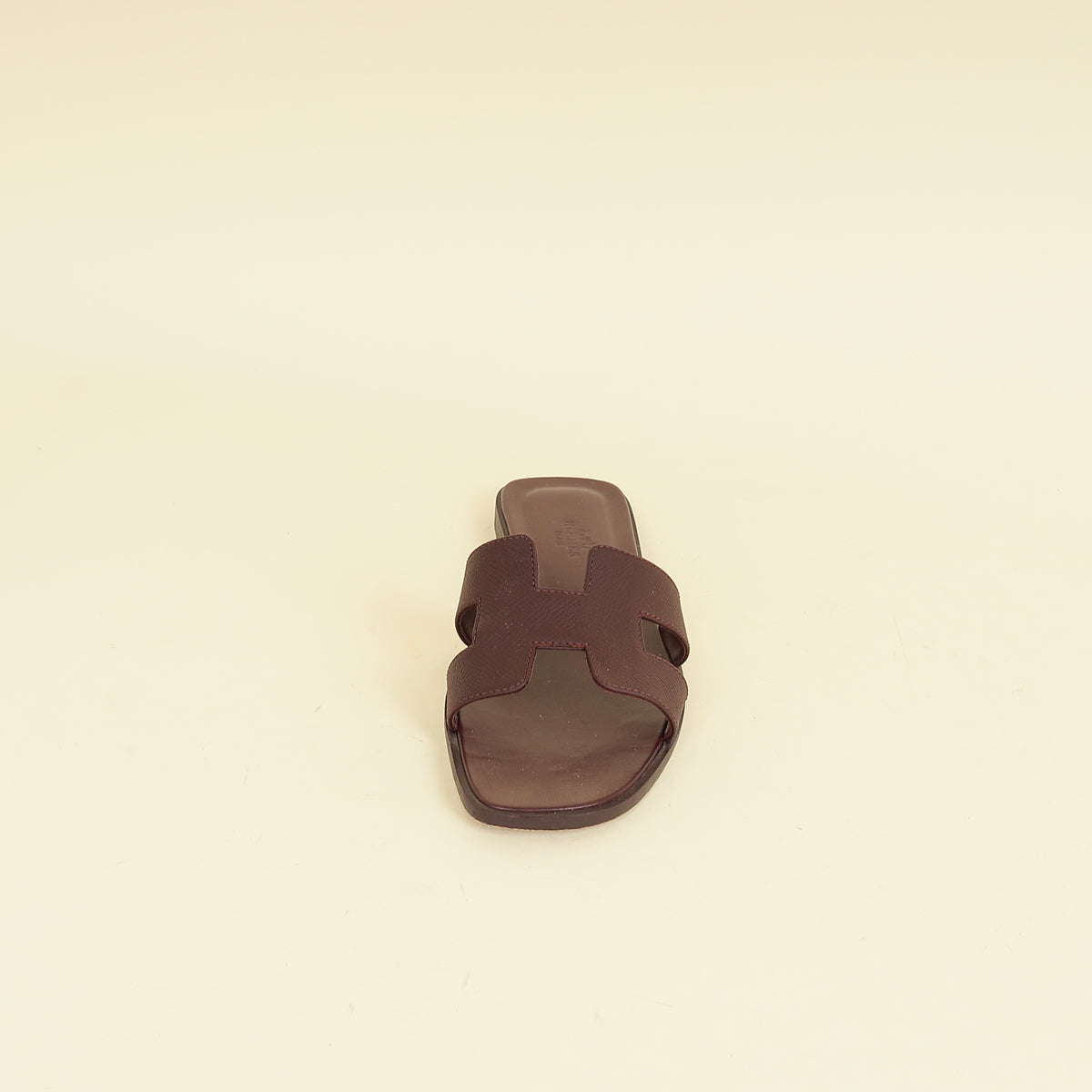 Hermes Rouge H Oran Sandal 37