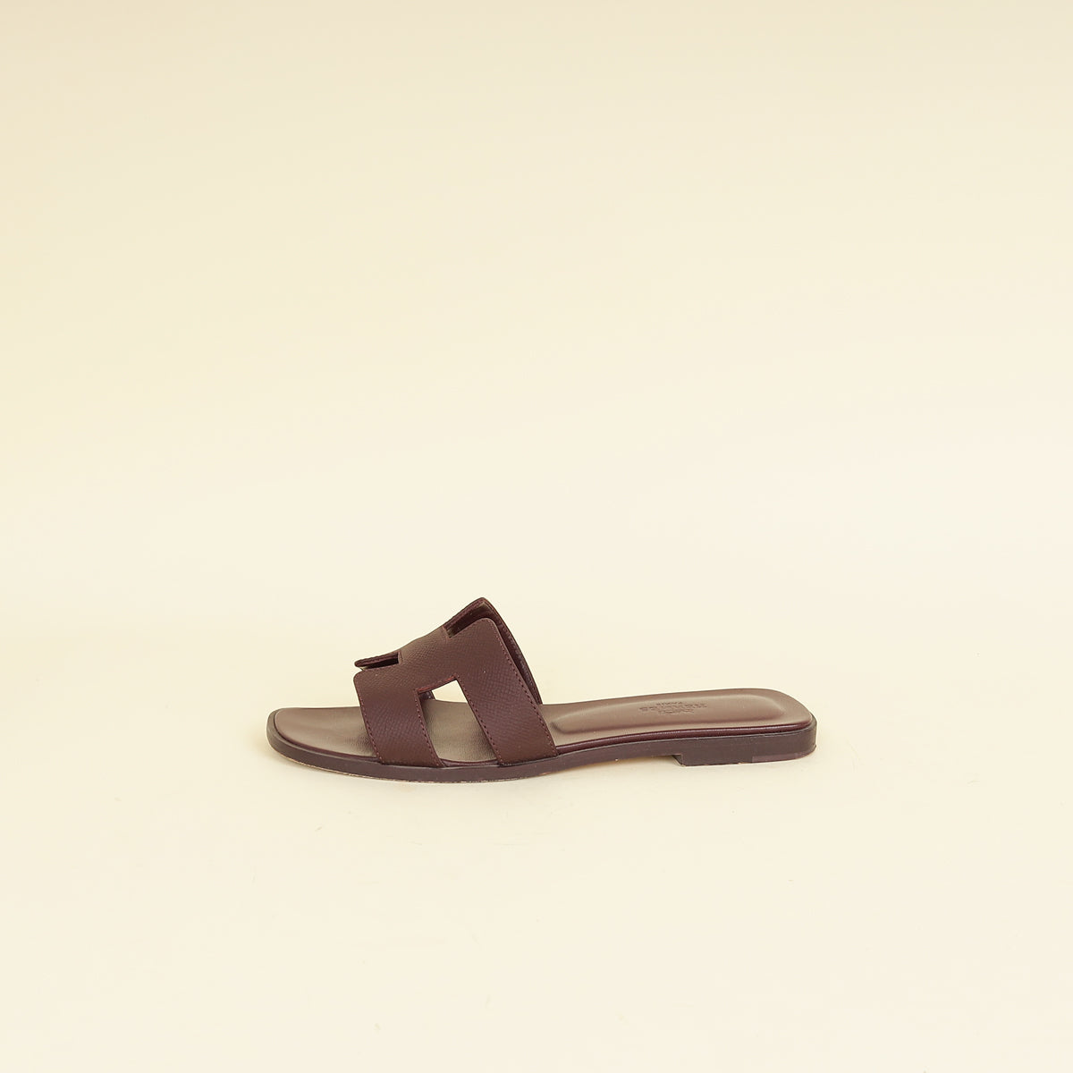 Hermes Rouge H Oran Sandal 37