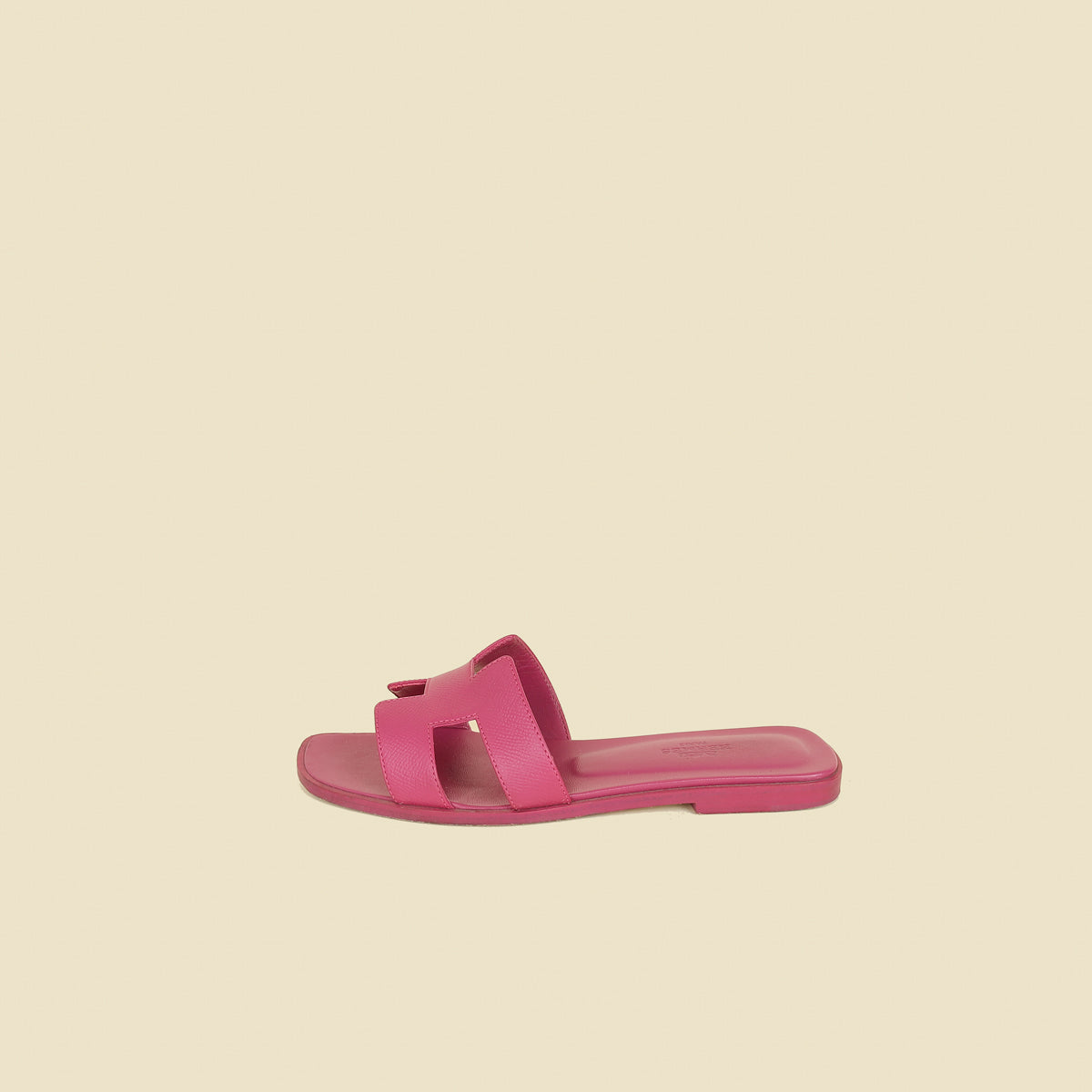 Hermes Rose Bougainvillier Oran Sandals 37