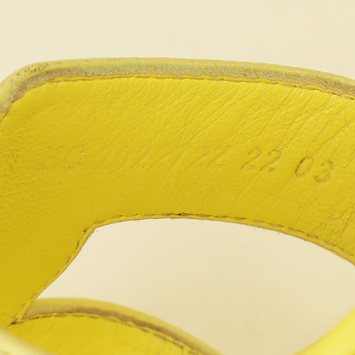 Hermes Lime Oran Sandals 37