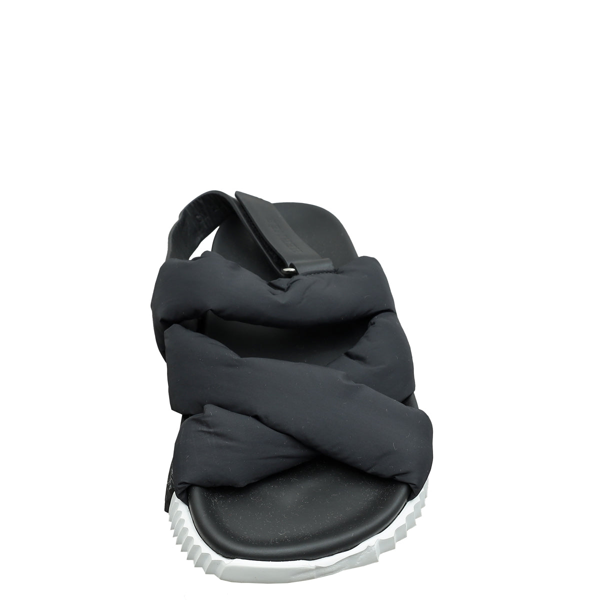 Hermes Noir Electric Sandal 37