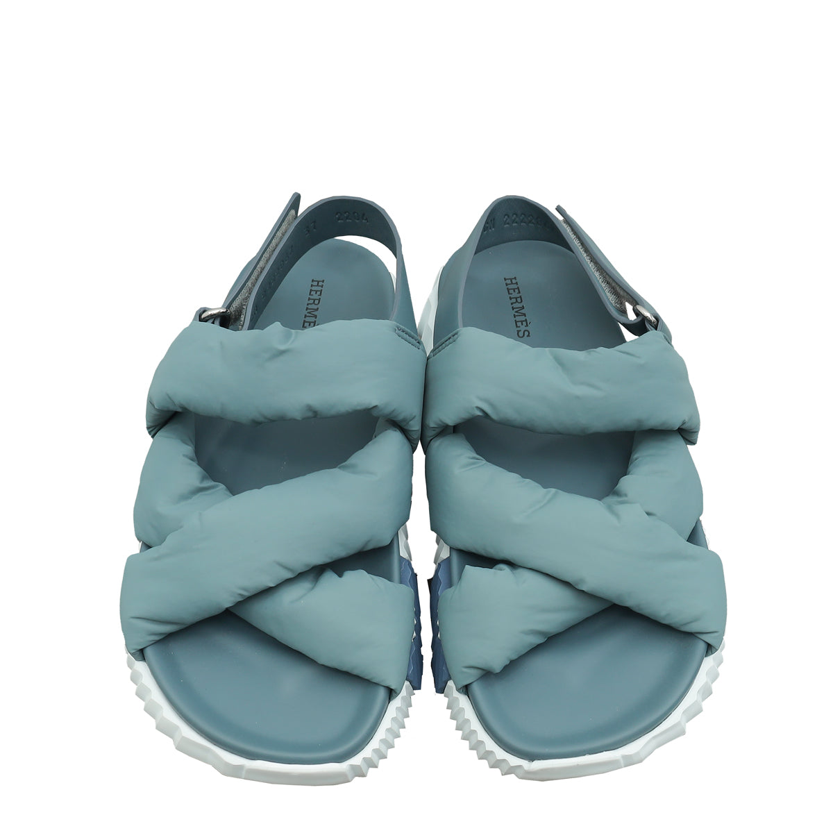 Hermes Bicolor Electric Sandal 37