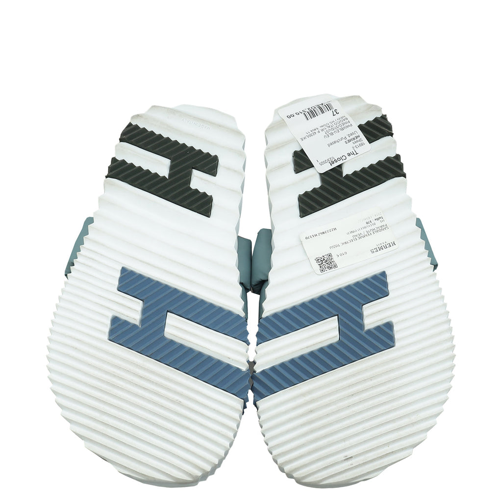 Hermes Bicolor Electric Sandal 37