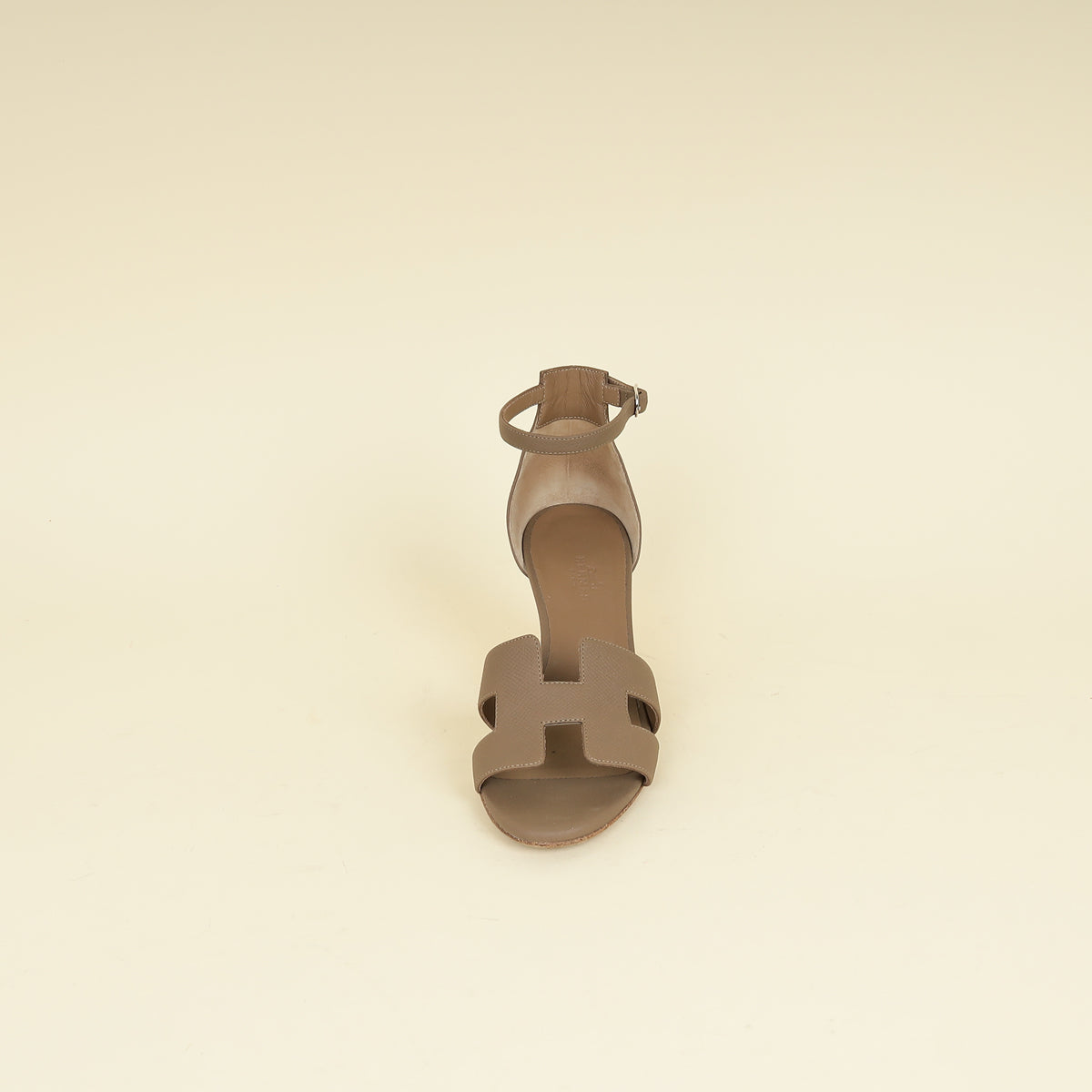 Hermes Etoupe Legend Sandals 37