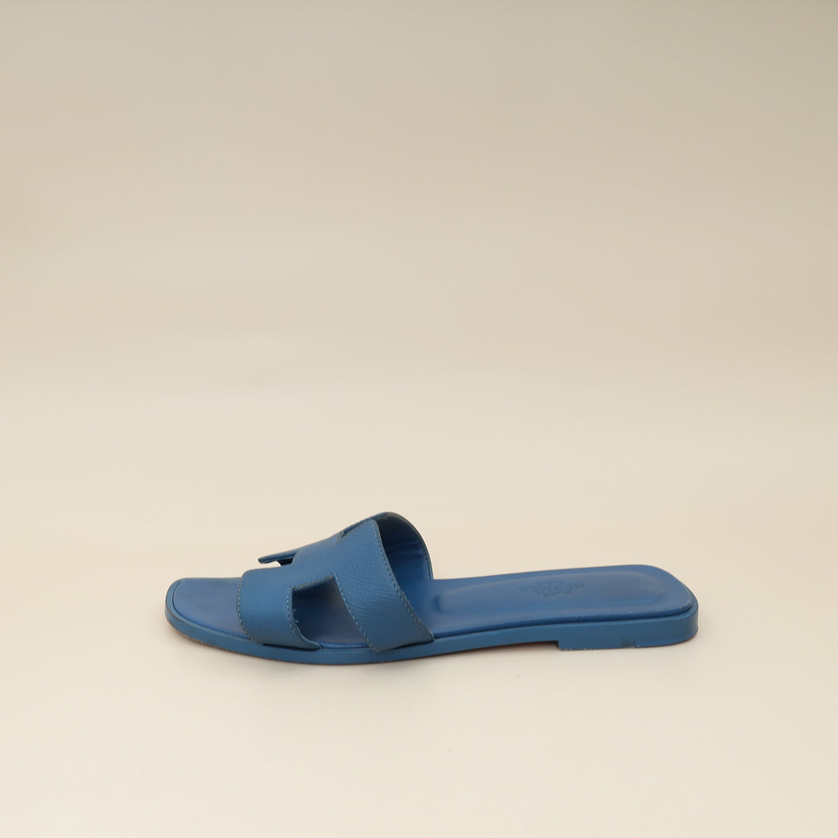 Hermes Bleu Bleuet Oran Sandal 37