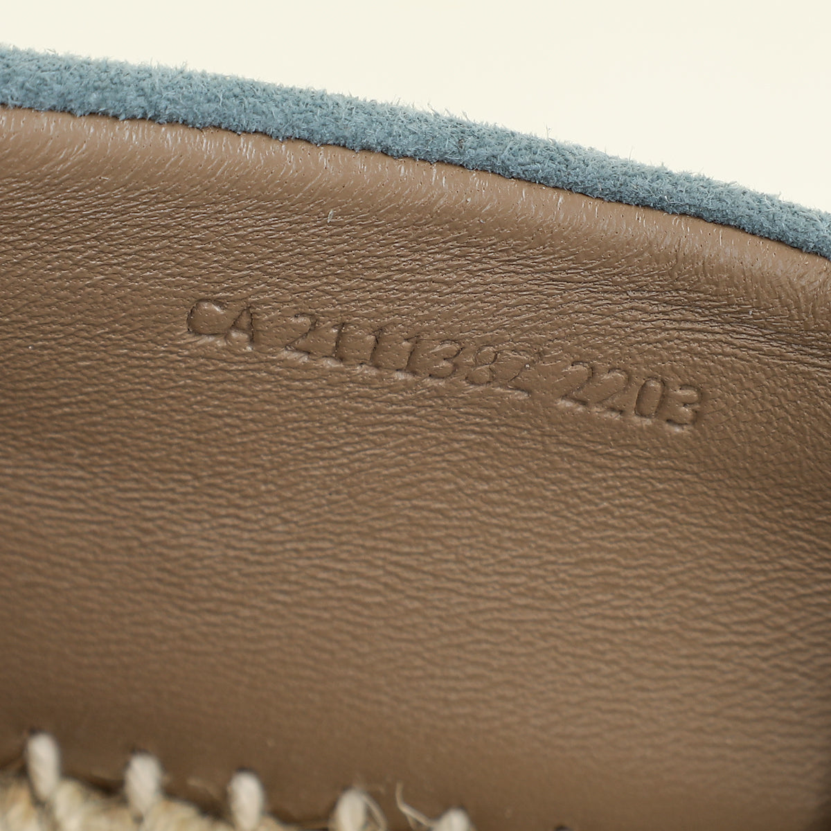 Hermes Blue Grignon Trip Espadrille 37