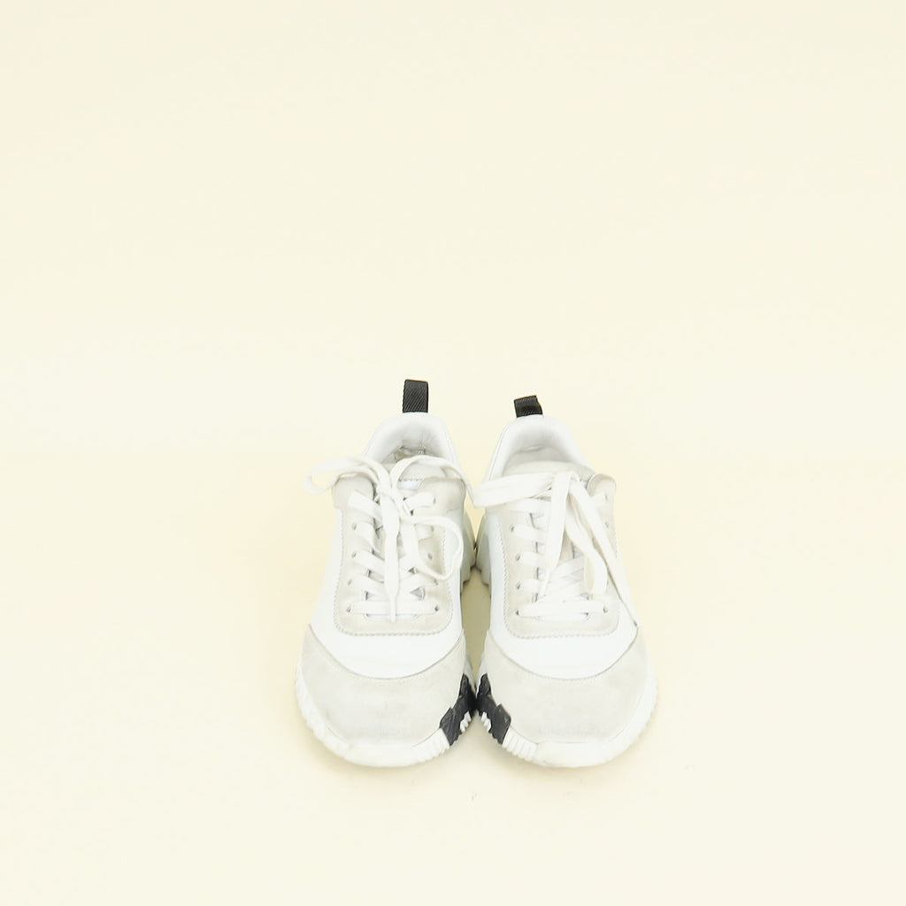 Hermes Blanc Bouncing Sneaker 37