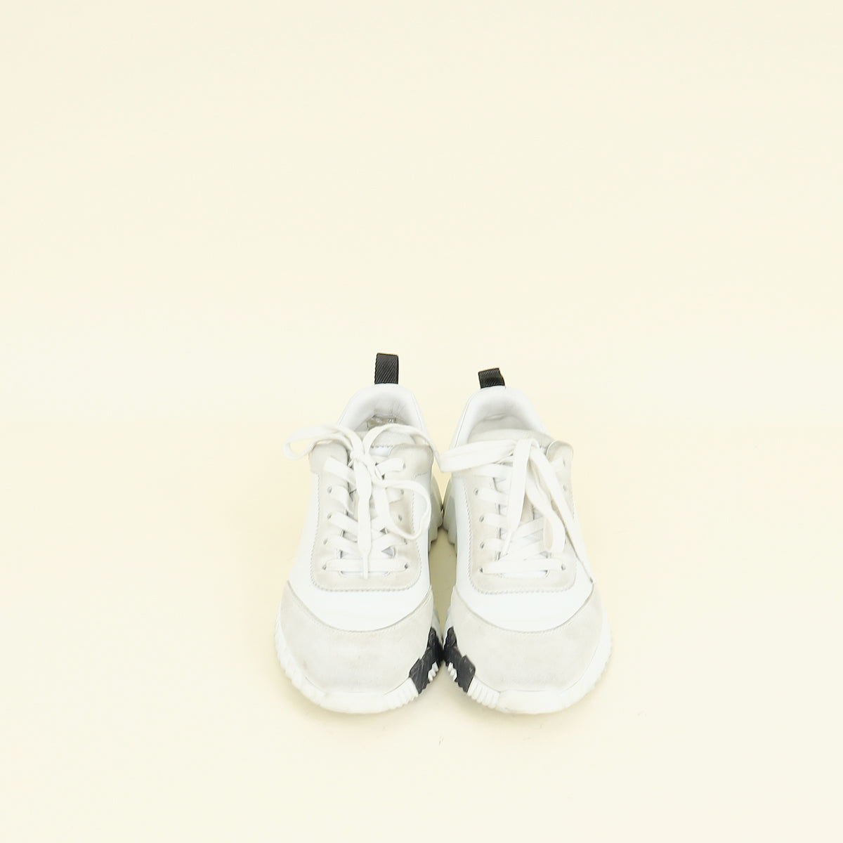Hermes Blanc Bouncing Sneaker 37