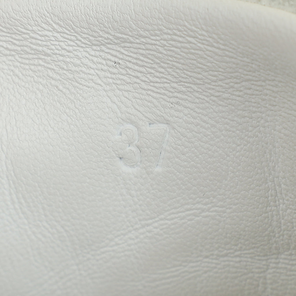 Hermes Blanc Bouncing Sneaker 37