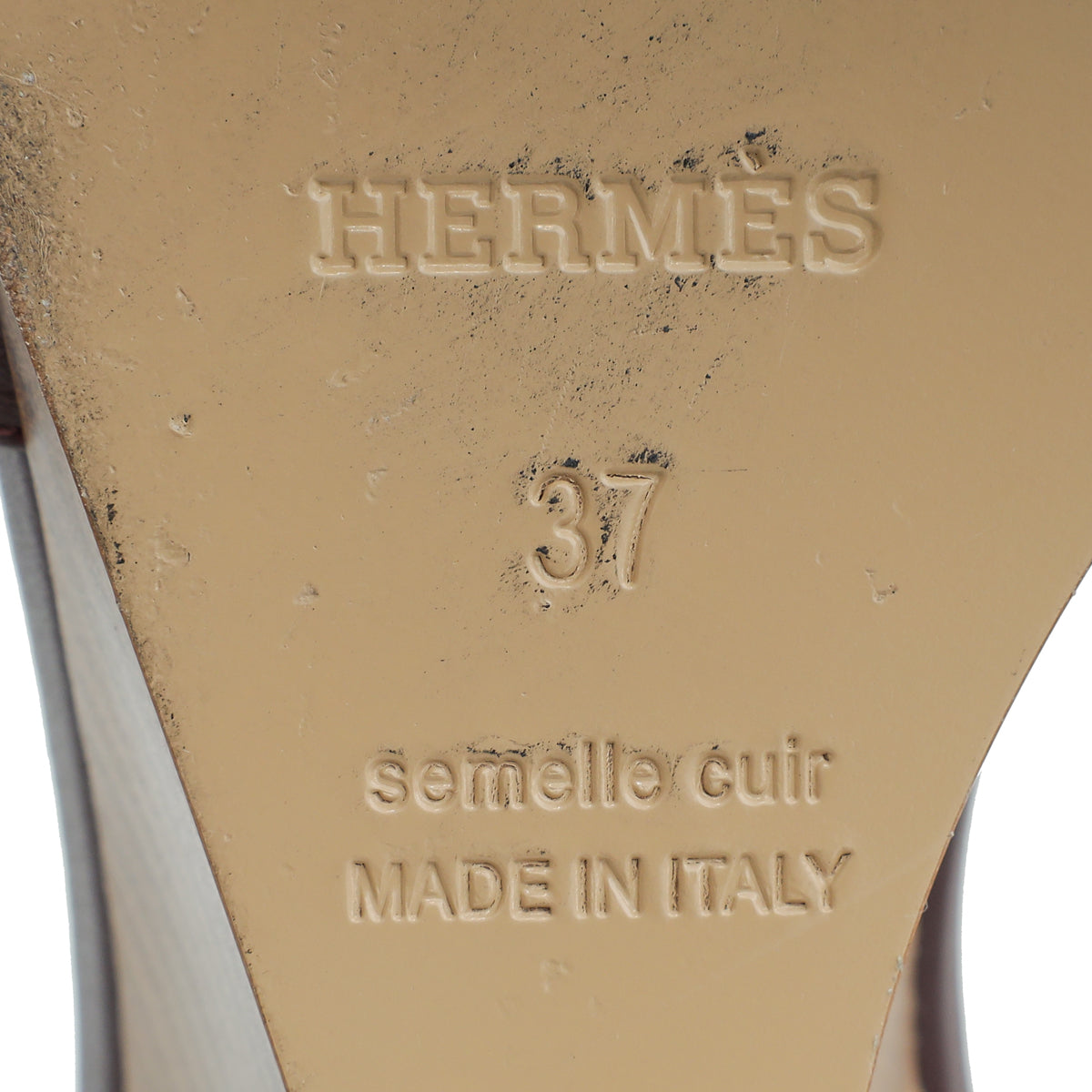 Hermes Bordeaux Legend Sandal 37