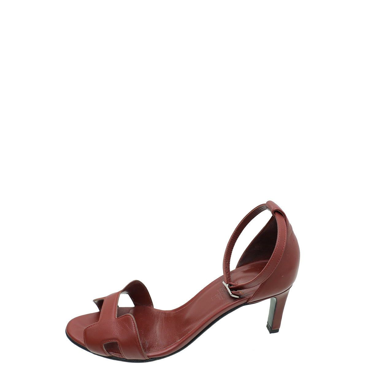 Hermes Red Premiere 70 Sandal 37