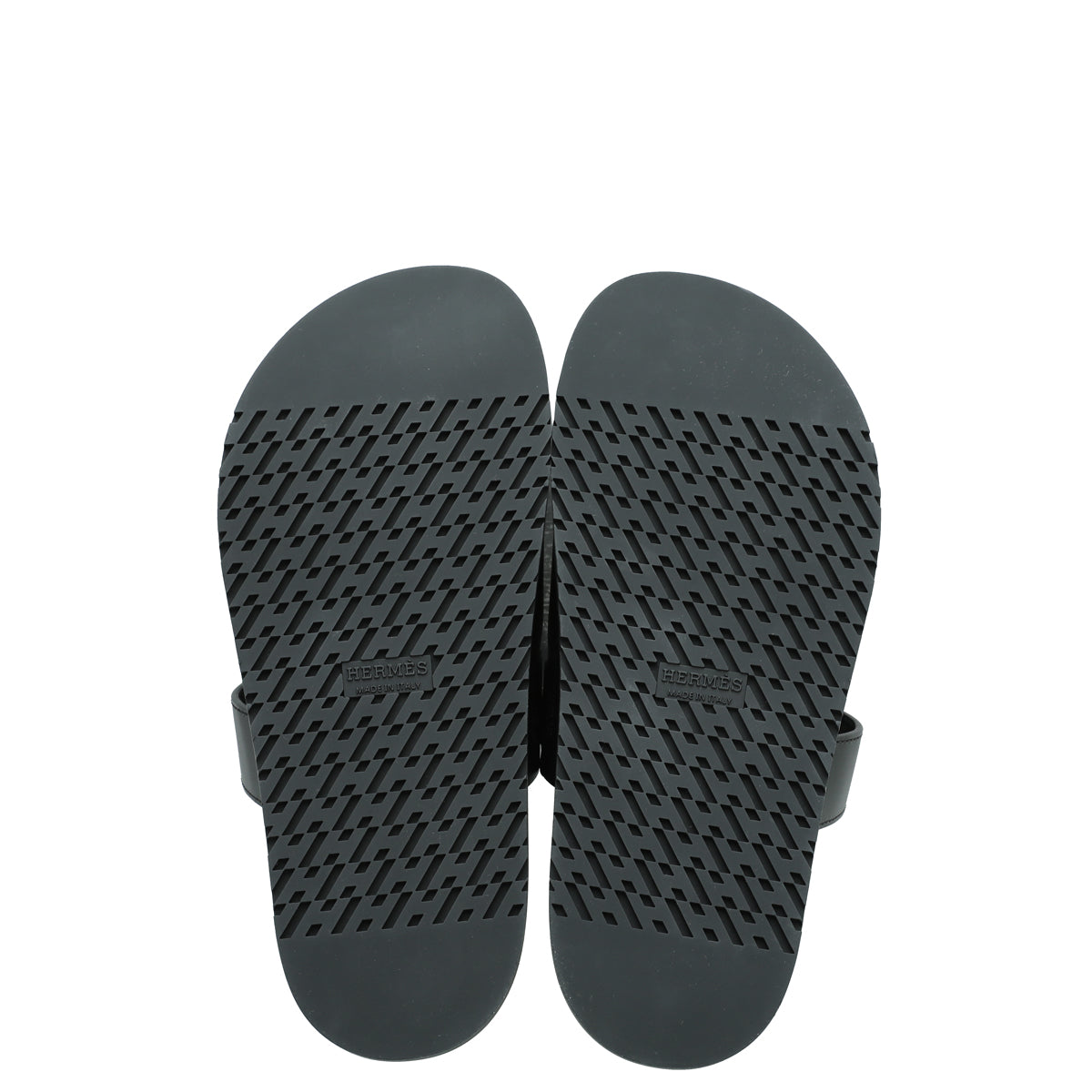 Hermes Noir Chypre Sandal 37