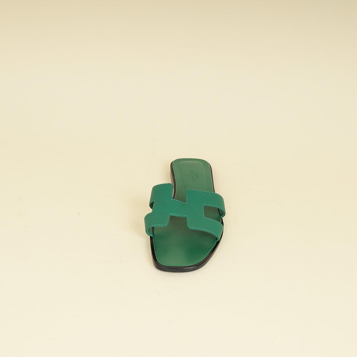 Hermes Vert Oyat Oran Sandal 38.5