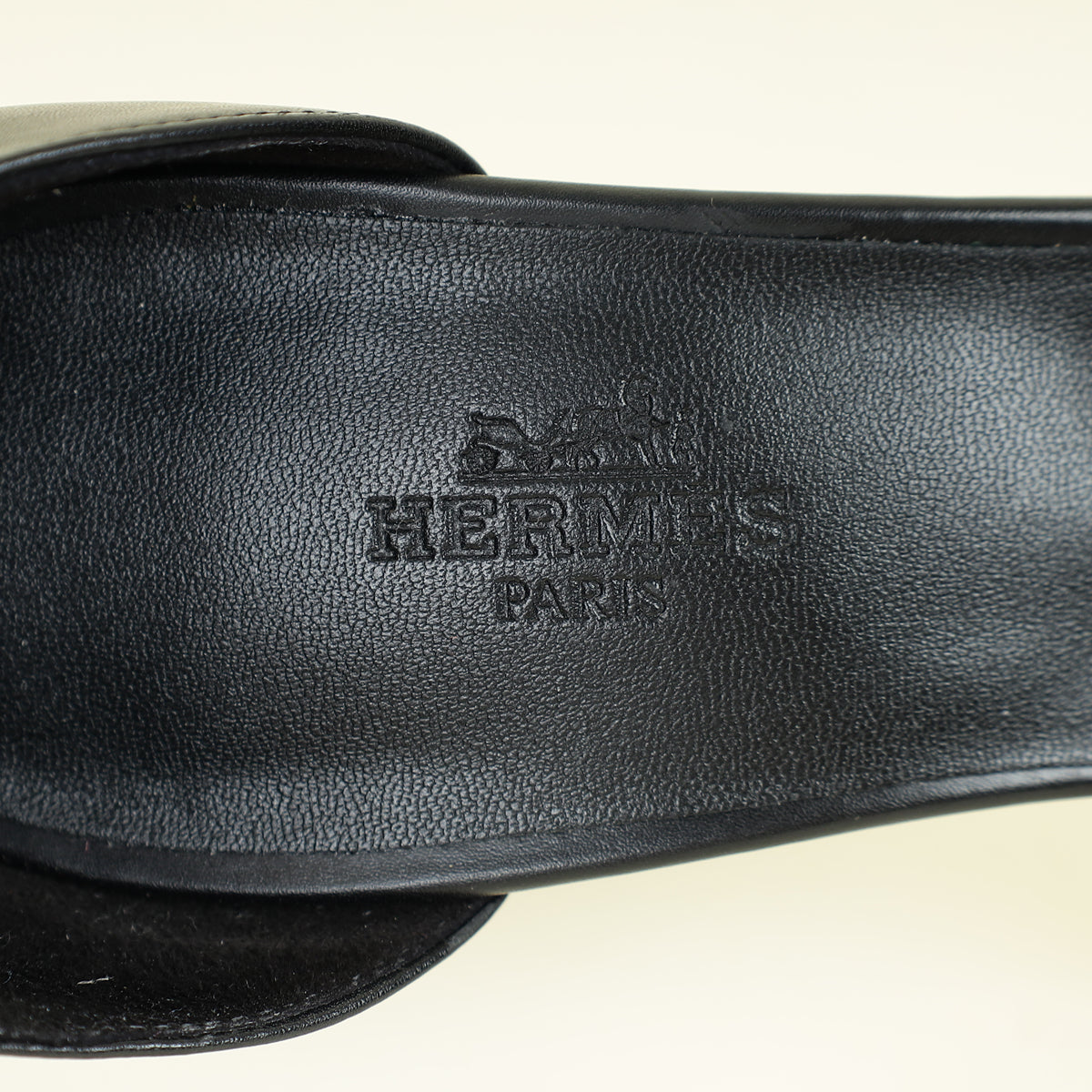 Hermes Noir Joy 105 Sandal 38.5