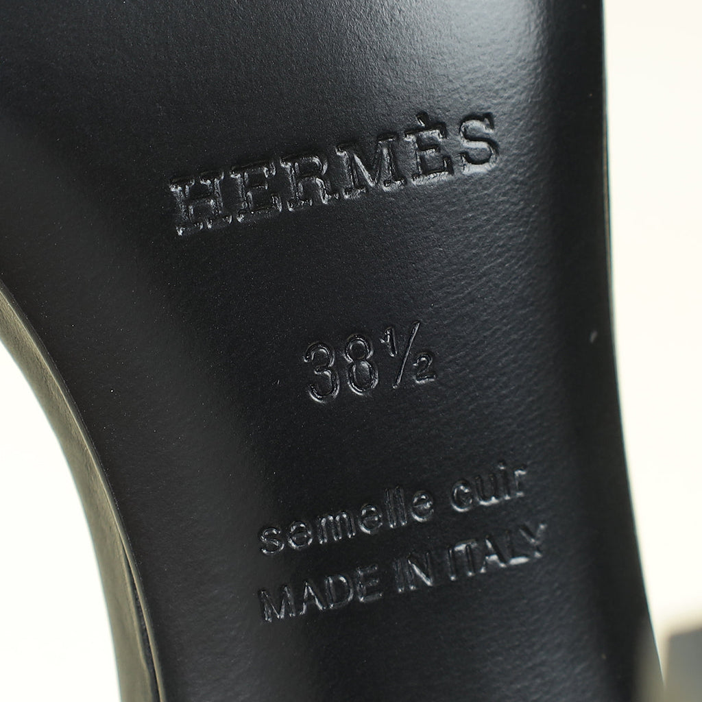 Hermes Noir Joy 105 Sandal 38.5