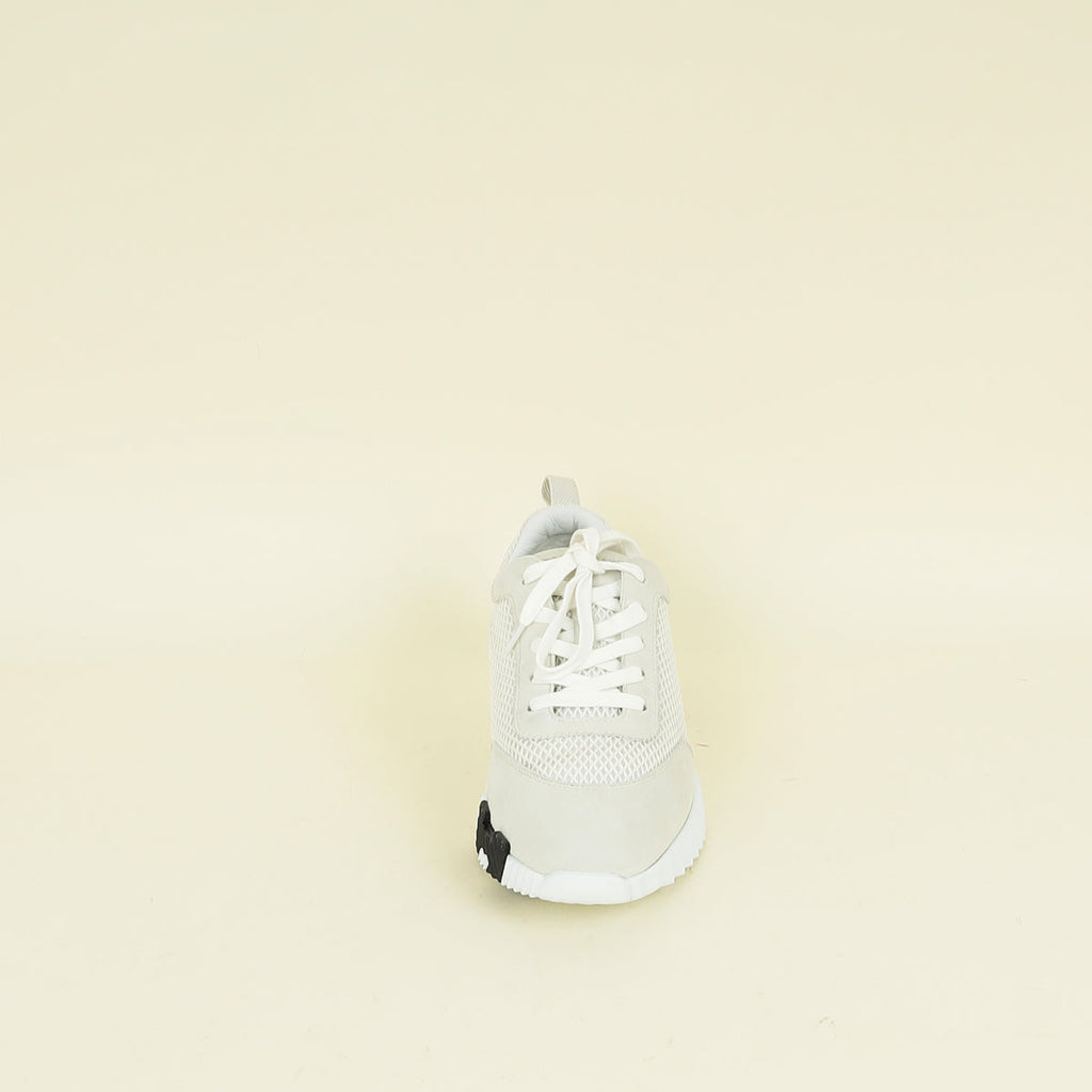Hermes Blanc Bouncing Sneaker 38.5