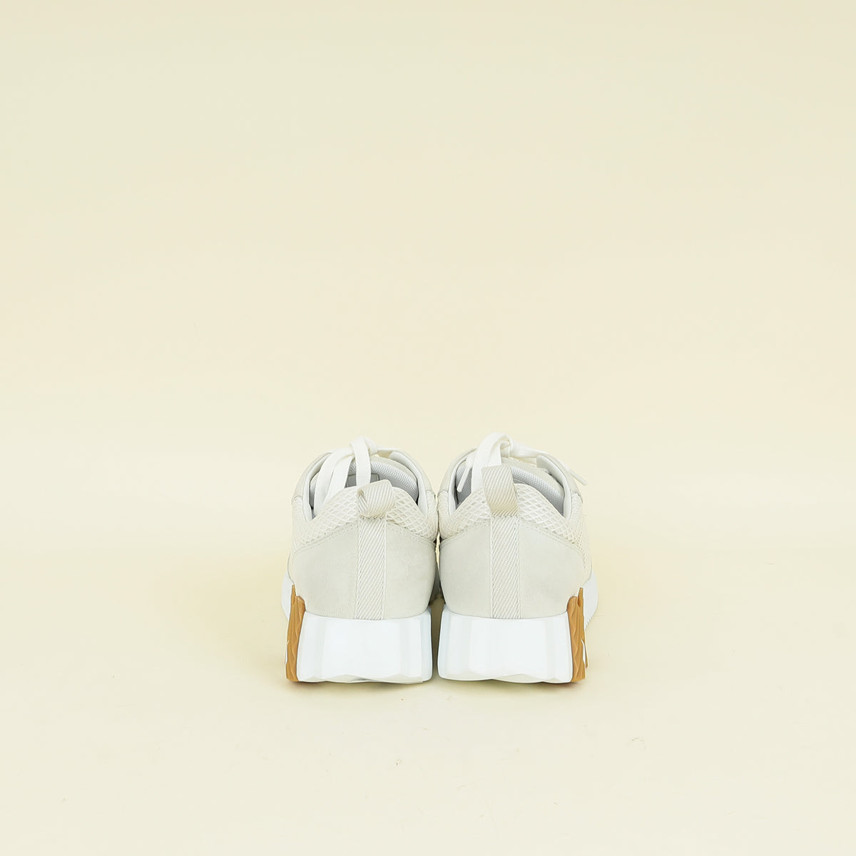 Hermes Blanc Bouncing Sneaker 38.5