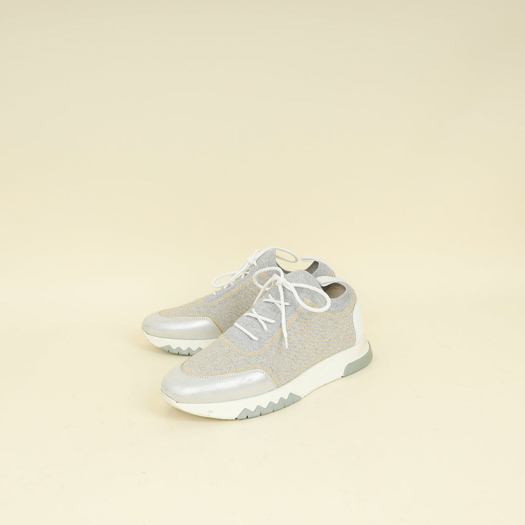 Hermes Bicolor Addict Sneakers 38.5