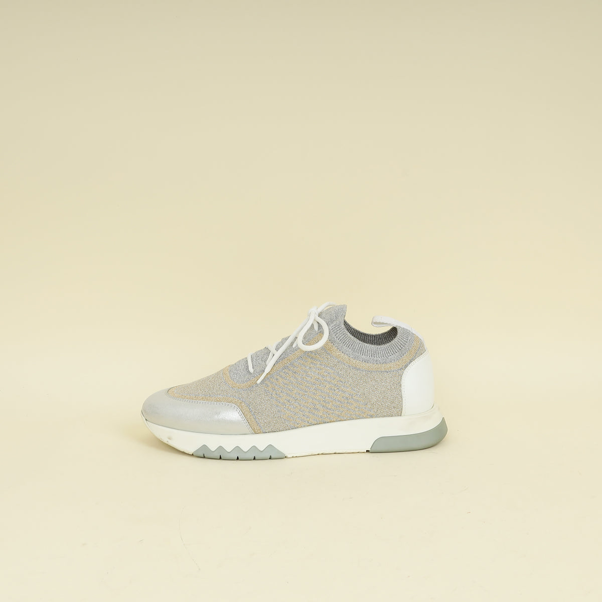 Hermes Bicolor Addict Sneakers 38.5