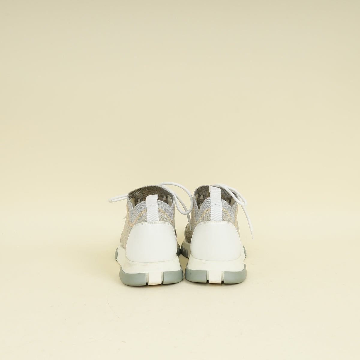 Hermes Bicolor Addict Sneakers 38.5