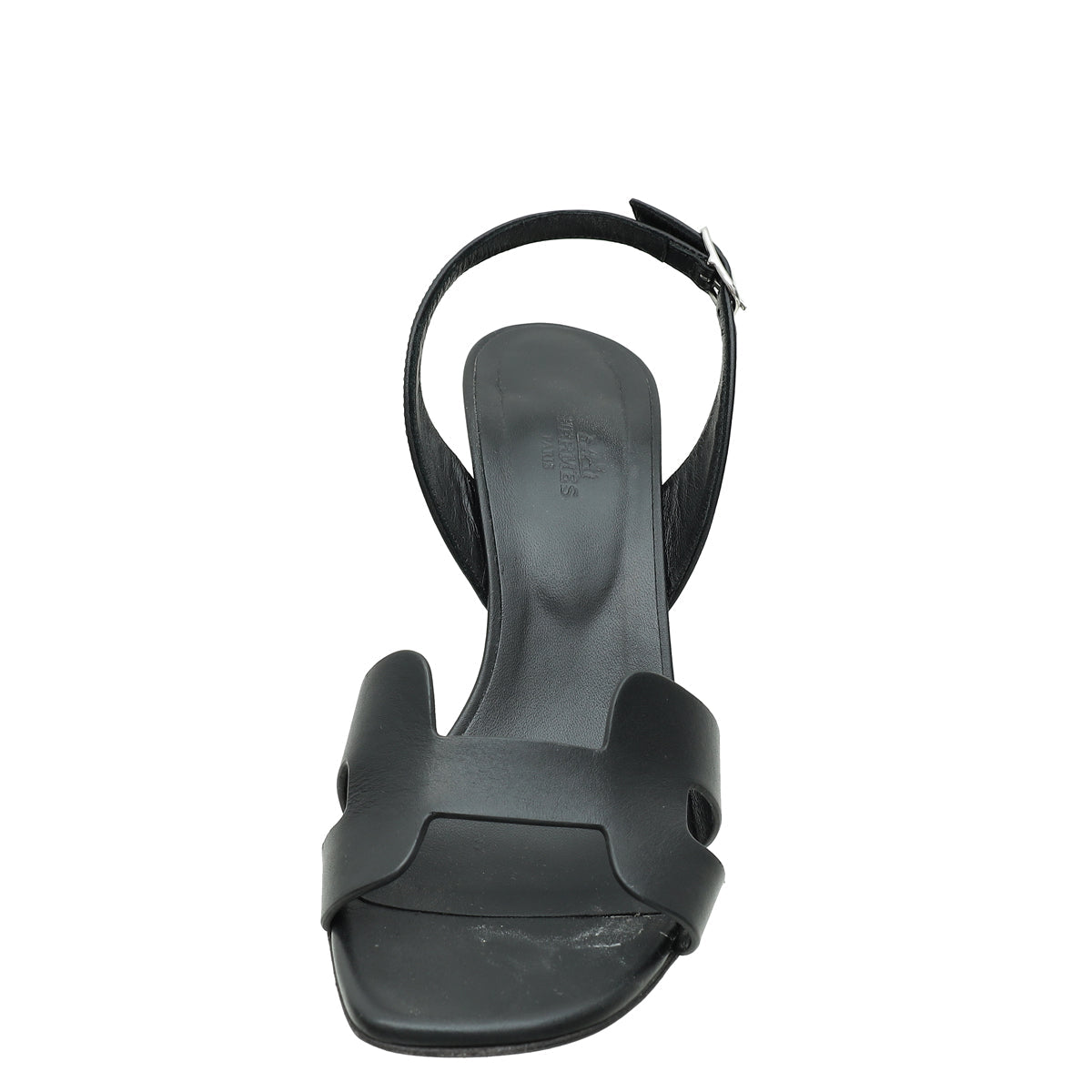 Hermes Noir Holy 105 Sandal 38.5