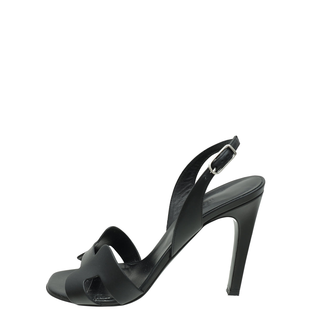 Hermes Noir Holy 105 Sandal 38.5