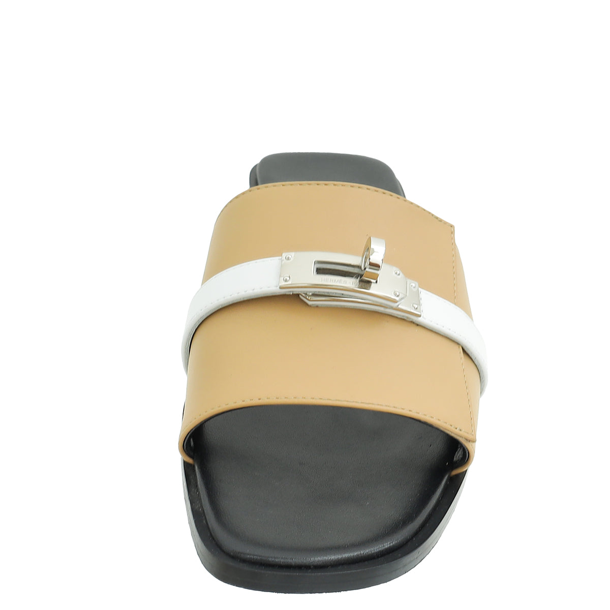 Hermes Bicolor Giulia Sandal 38.5