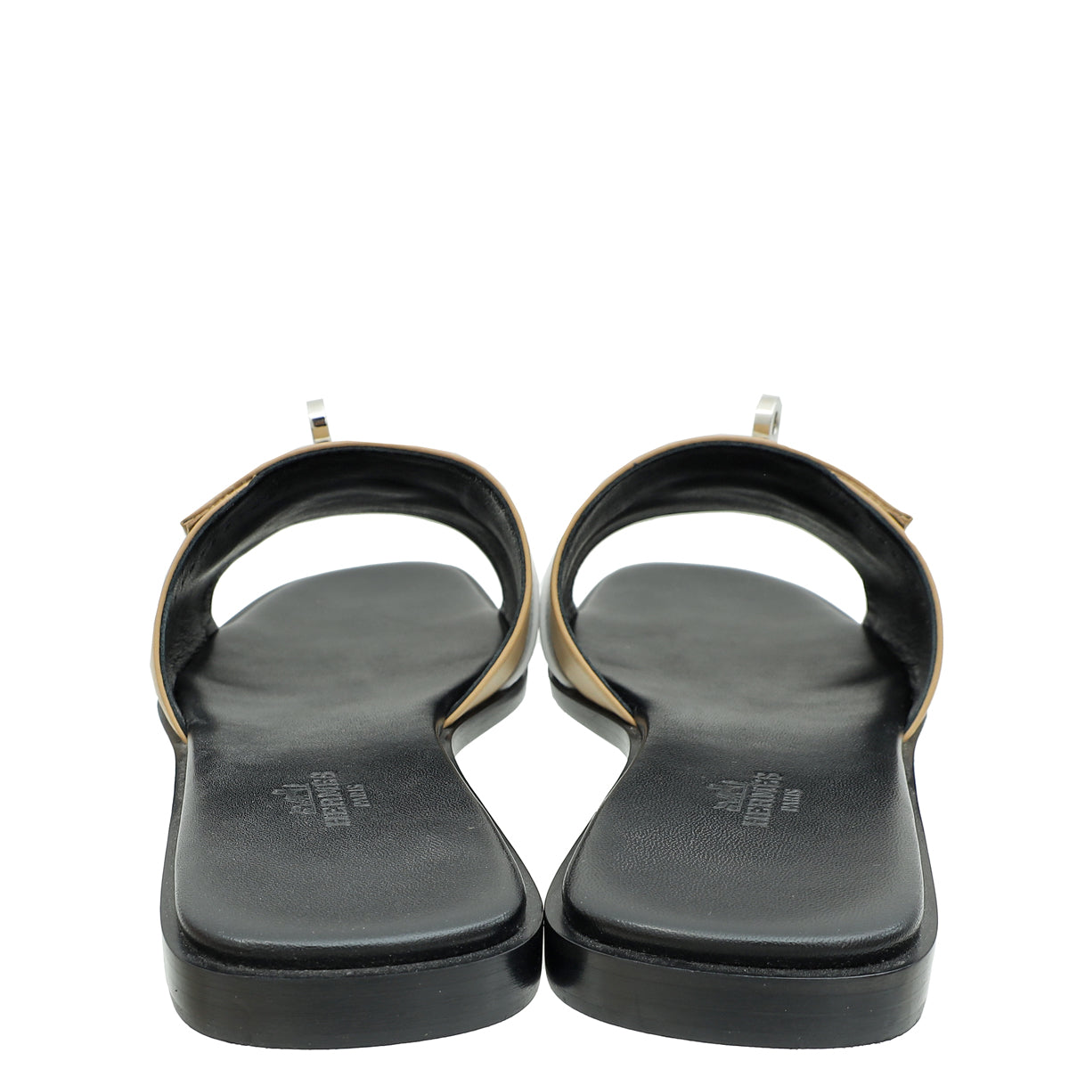 Hermes Bicolor Giulia Sandal 38.5