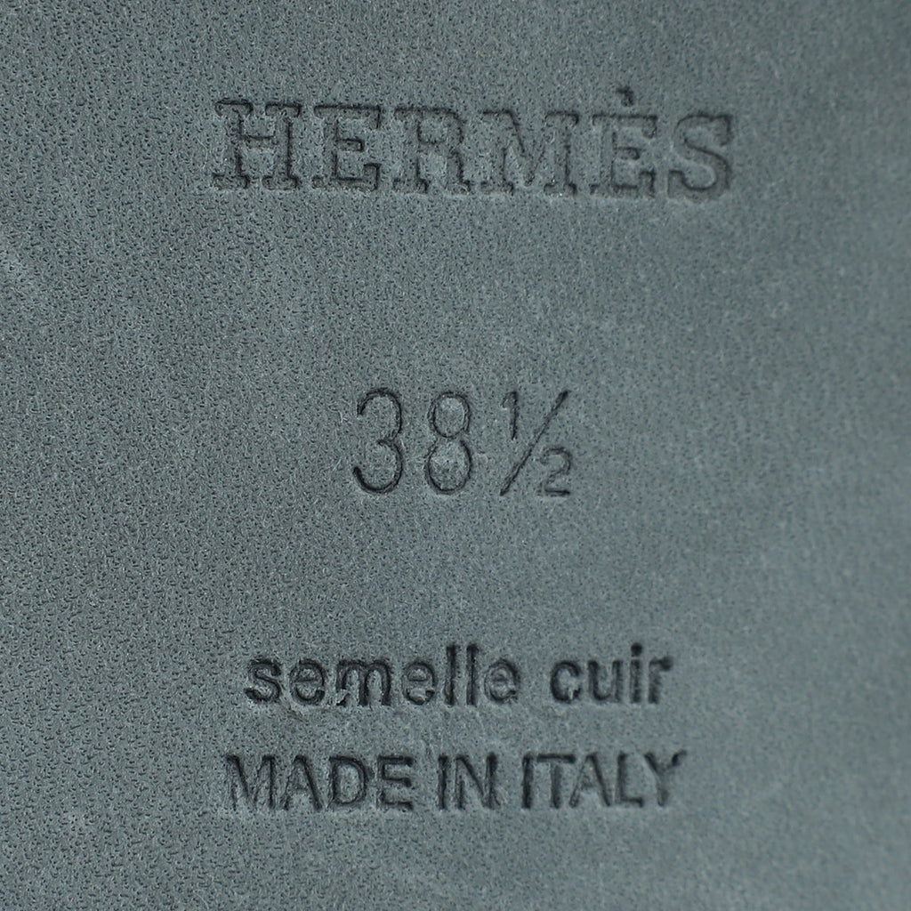 Hermes Bicolor Giulia Sandal 38.5