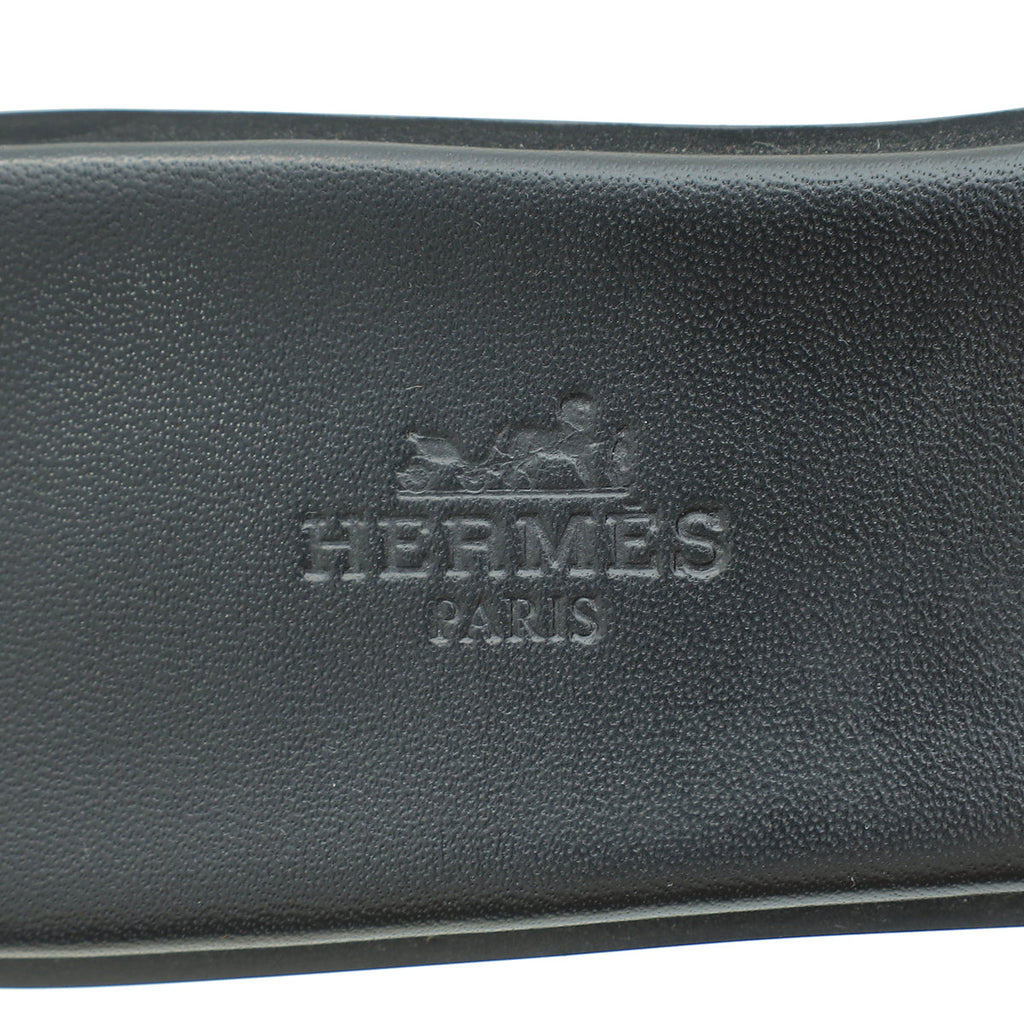 Hermes Bicolor Giulia Sandal 38.5